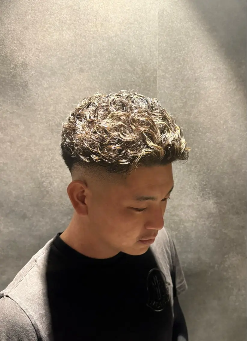 カット✖️極道パーマの写真
