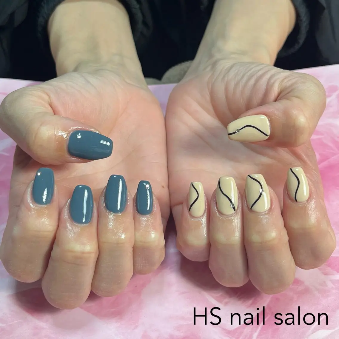 ミディアム ハンドネイル hs nail salonのネイルデザイン