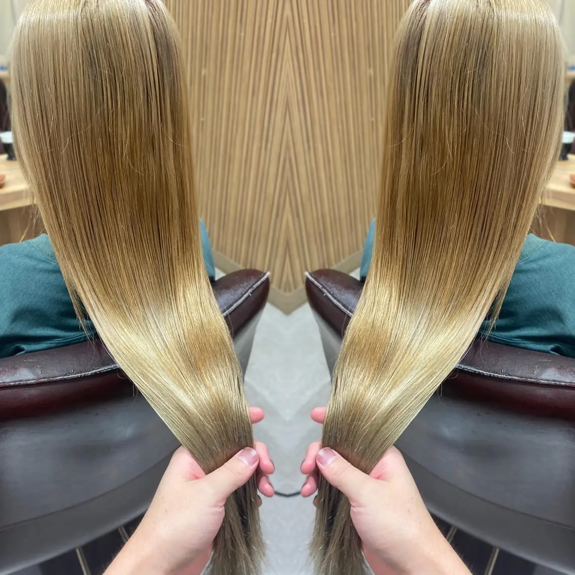 セミロング カラー ヘアアレンジ ブリーチ ハイトーンカラー カット トリートメント 竹内啓太 ボブのヘアスタイル