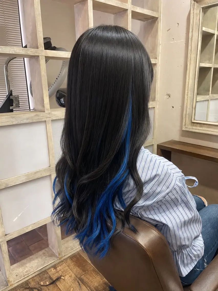 ロング エクステ エクステ/カラー 髪質改善/トミタのヘアスタイル