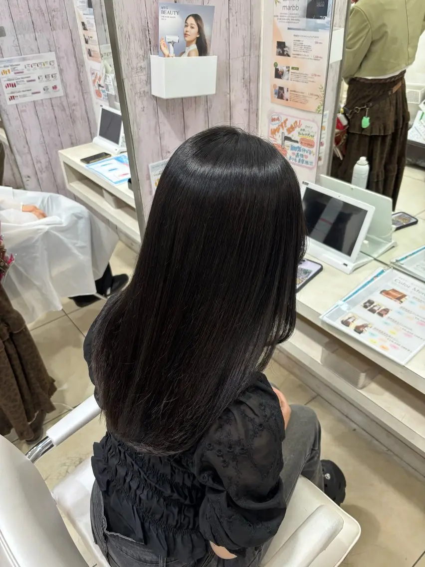 ロング カラー カット ヘアカラー トリートメント 🎀ゆい🎀 髪質改善カラー🎀のヘアスタイル