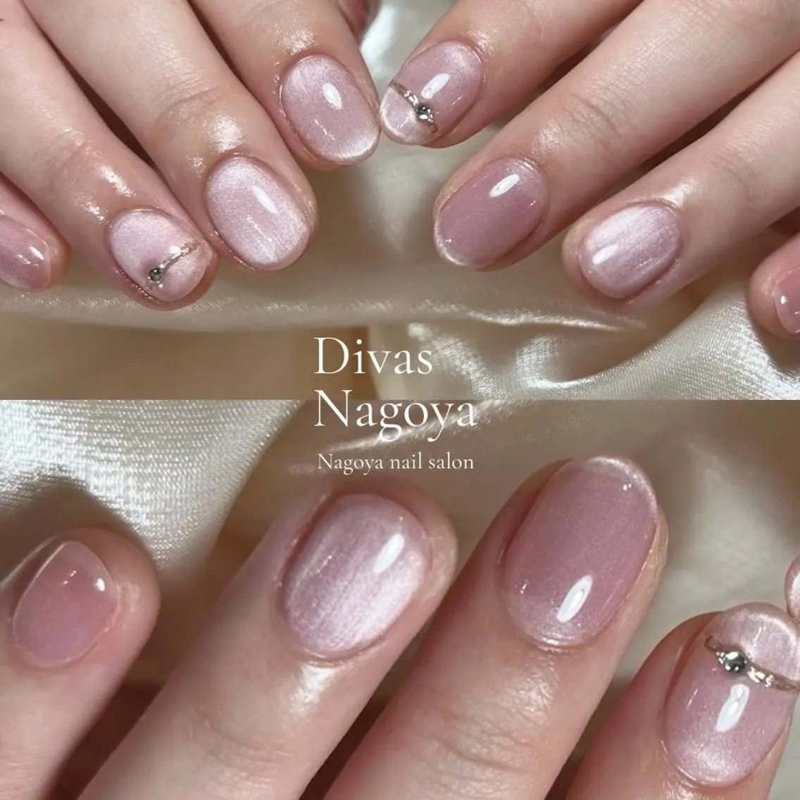 ネイル アートネイル 韓国ネイル マットネイル ミラーネイル ニュアンスネイル 💕D.d nail Hideyo🌸のネイルデザイン