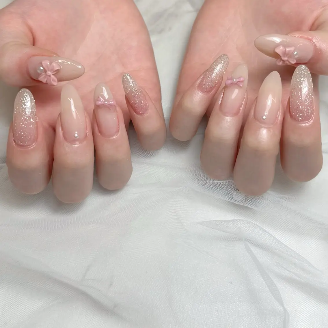 ネイル ハンドネイル mau🩵 堺筋本町nailのネイルデザイン