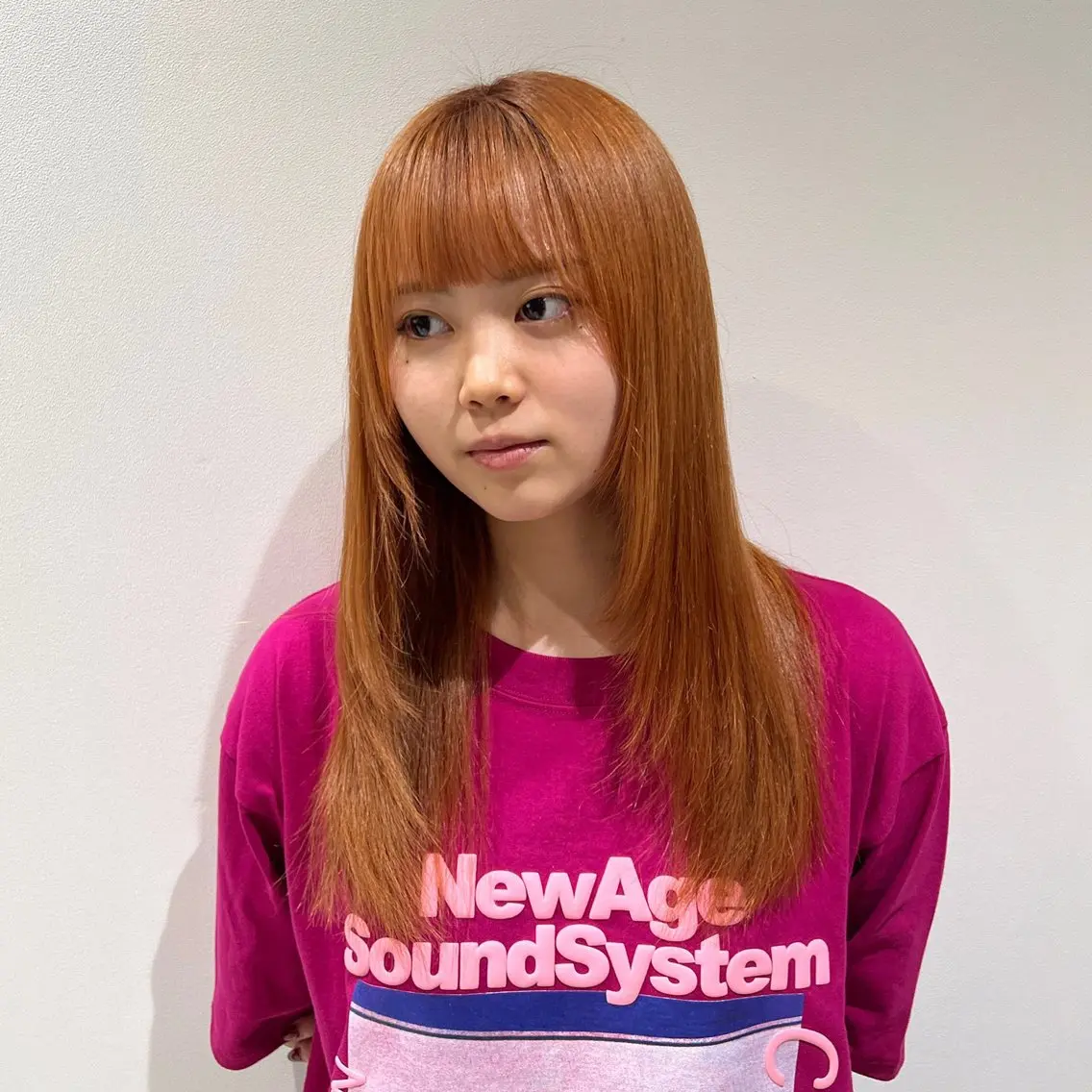 ロング カラー ヘアカラー 💗渋谷/韓国/レイ ヤー顔周りSayaのヘアスタイル