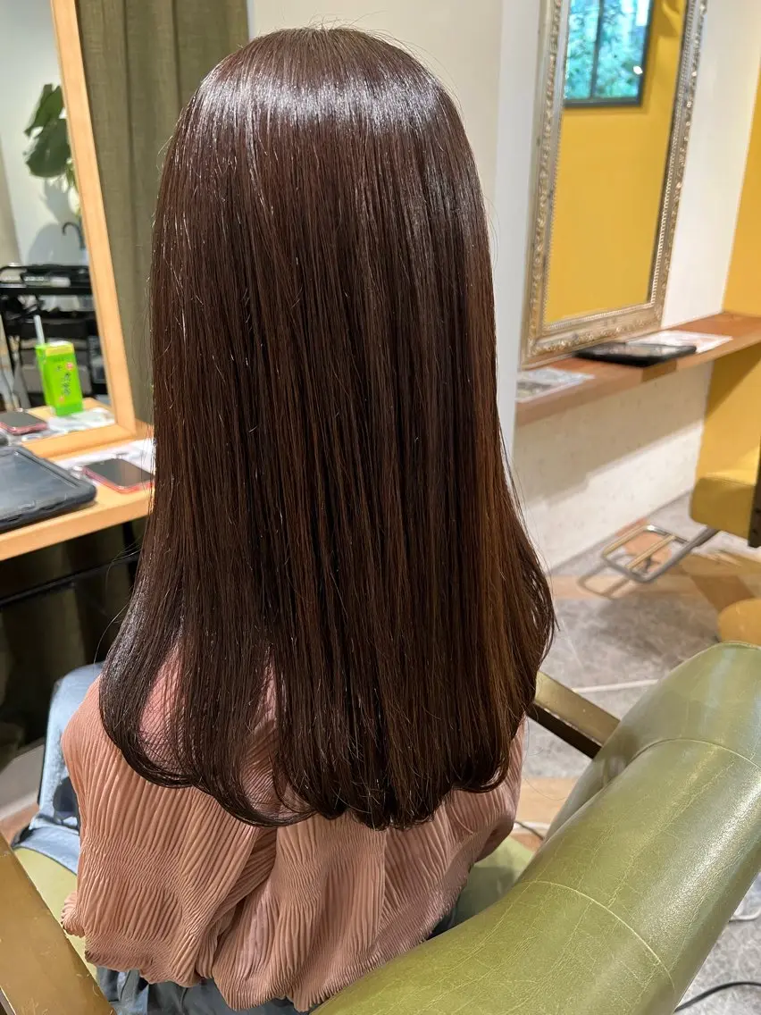 ロング カラー 韓国スタイル🇰🇷 annaのヘアスタイル