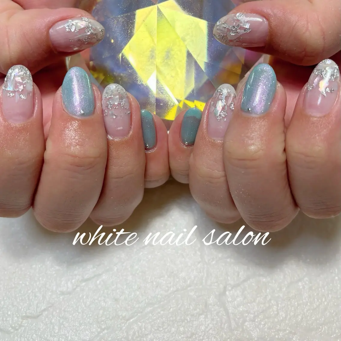 ネイル フットネイル ハンドネイル white nail salonのネイルデザイン