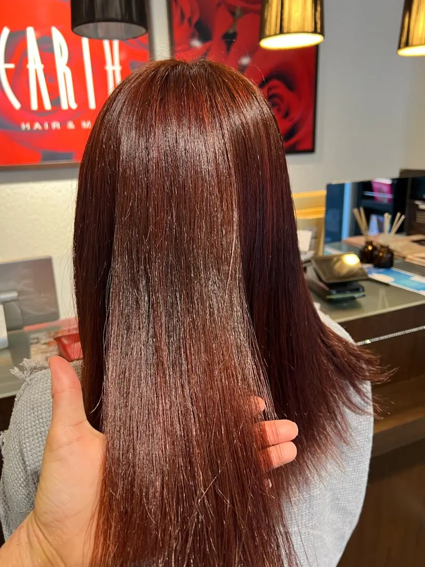 カラー ブラウンカラー ピンクカラー ヘアカラー ＊カラー・パーマ＊ 植松彩音のヘアスタイル