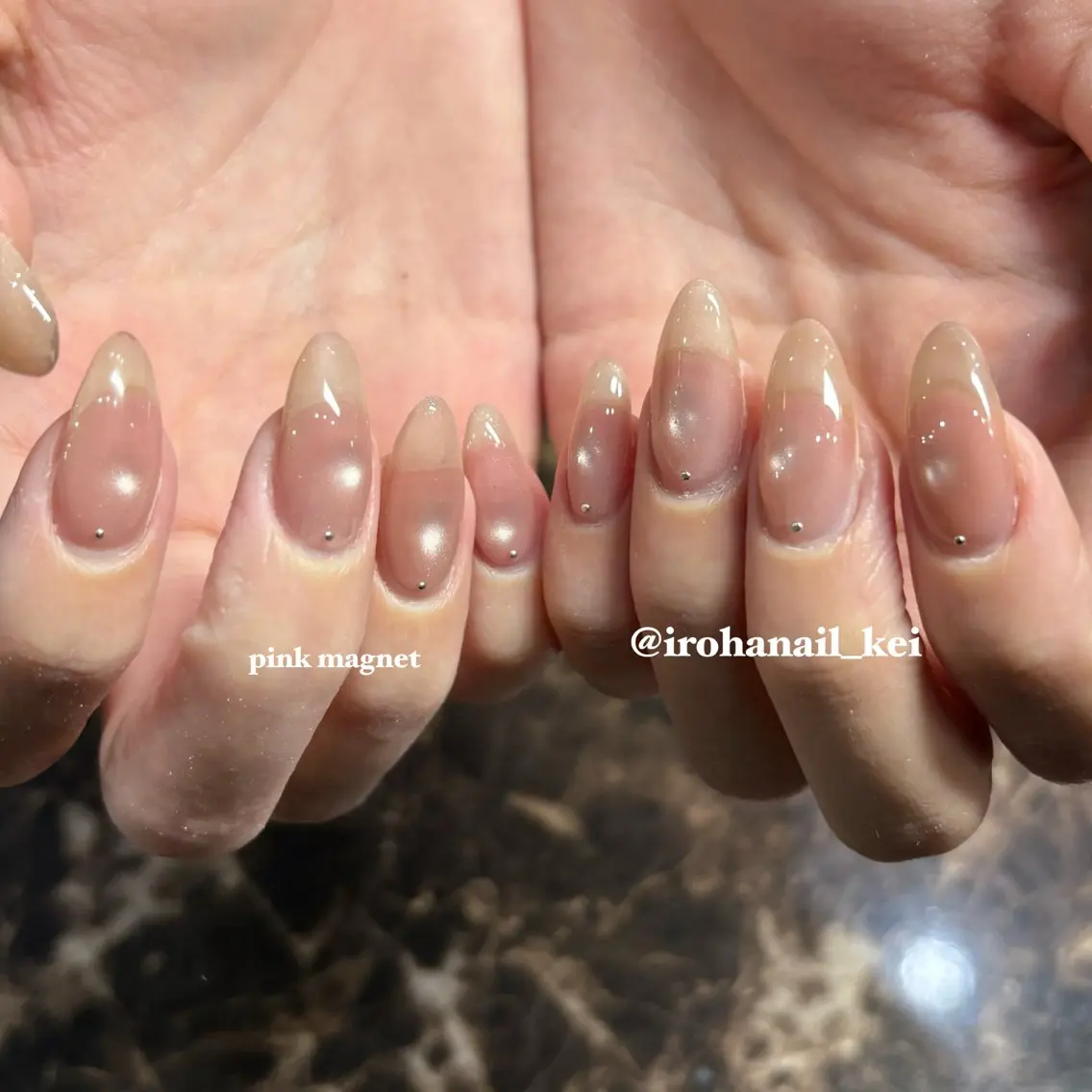 ネイル マグネットネイル IROHA NAIL_けい🐶のネイルデザイン