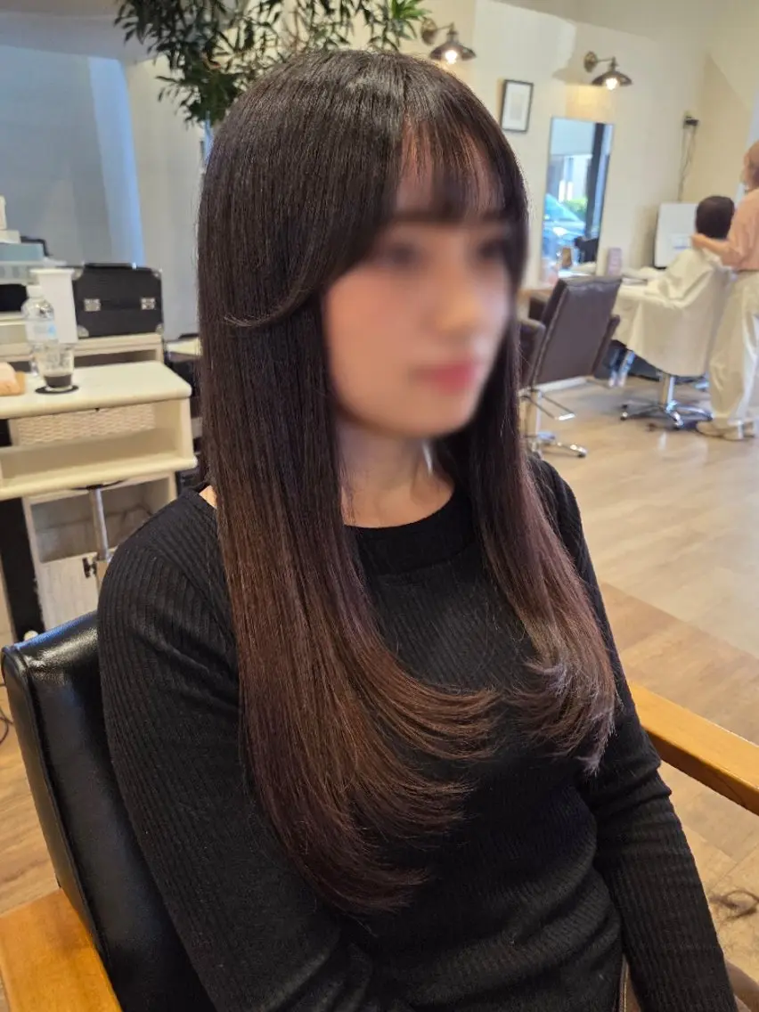 ロング カット トリートメント 関口 友菜のヘアスタイル