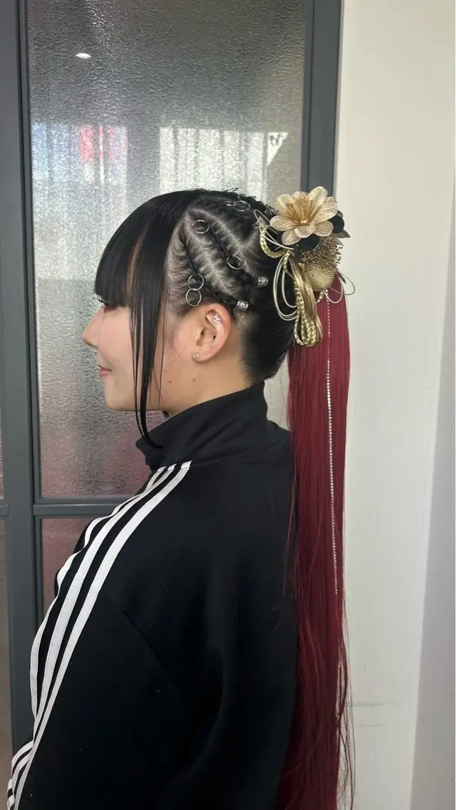 卒業式、成人式ヘアセットの写真