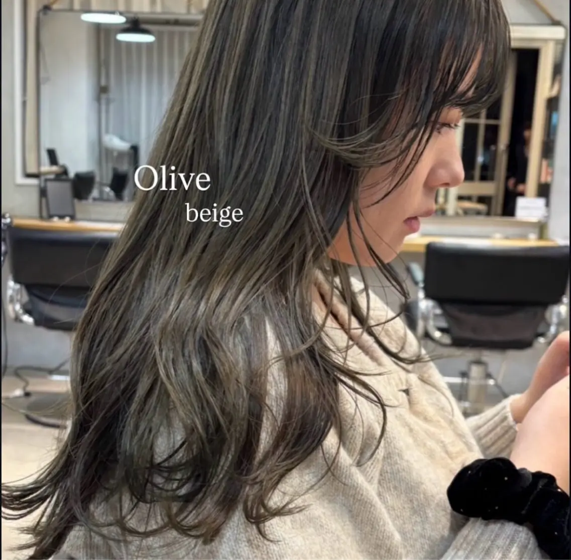 カラー ヘアカラー miyu /色素薄め Oliveのヘアスタイル
