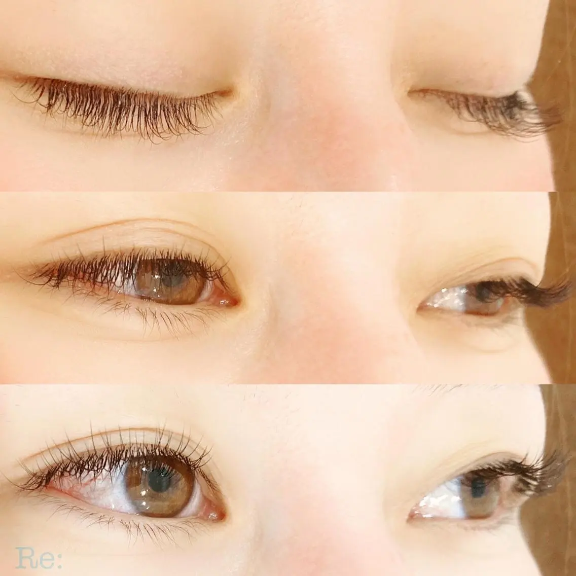 マツエク・マツパ Cカール フラットラッシュ セーブル マツエク Lash Re:のマツエク・マツパデザイン