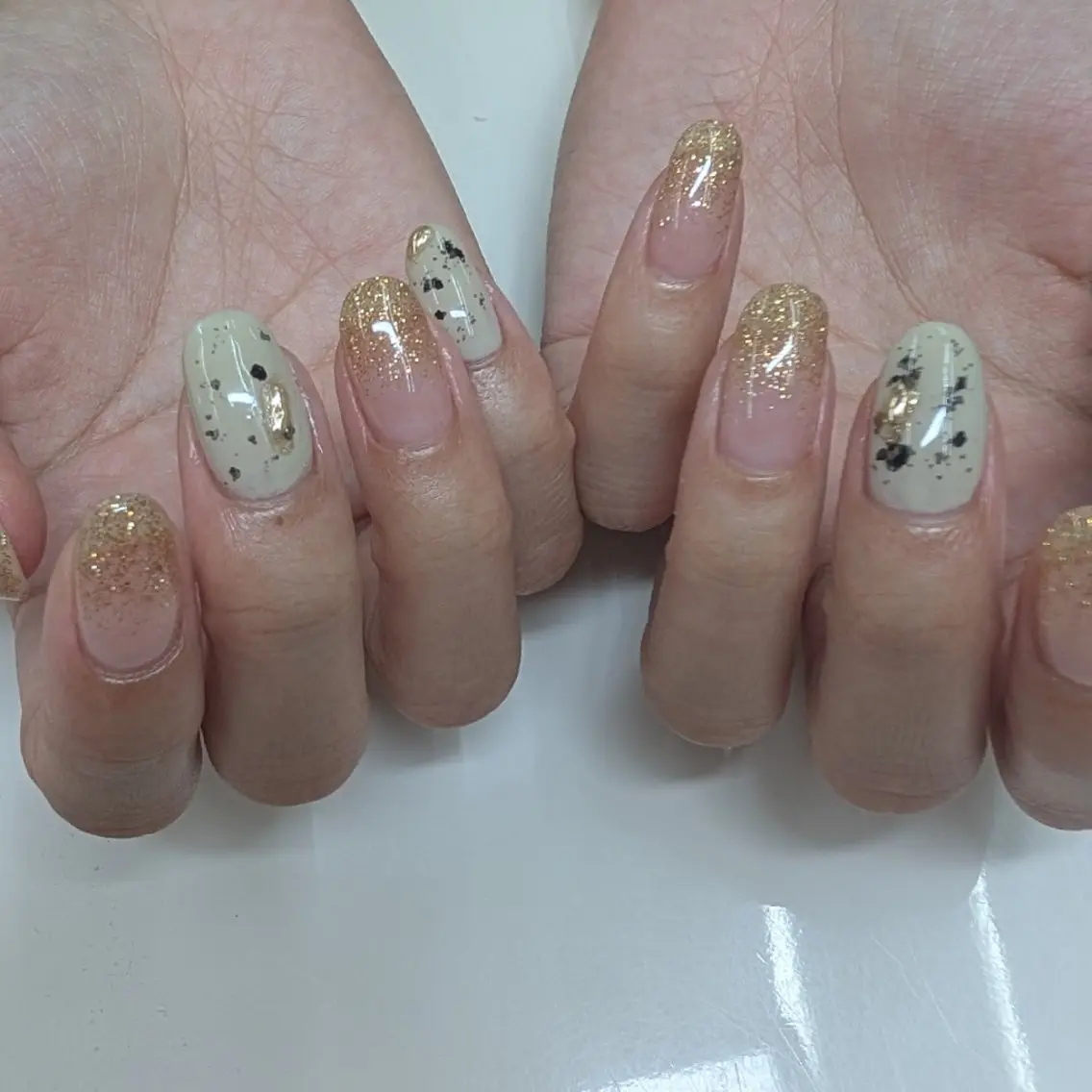 ネイル ニュアンスネイル ハンドネイル ᑎᗩIᒪ｜ᗰIᗰI｜ _५✍️Satou.のネイルデザイン