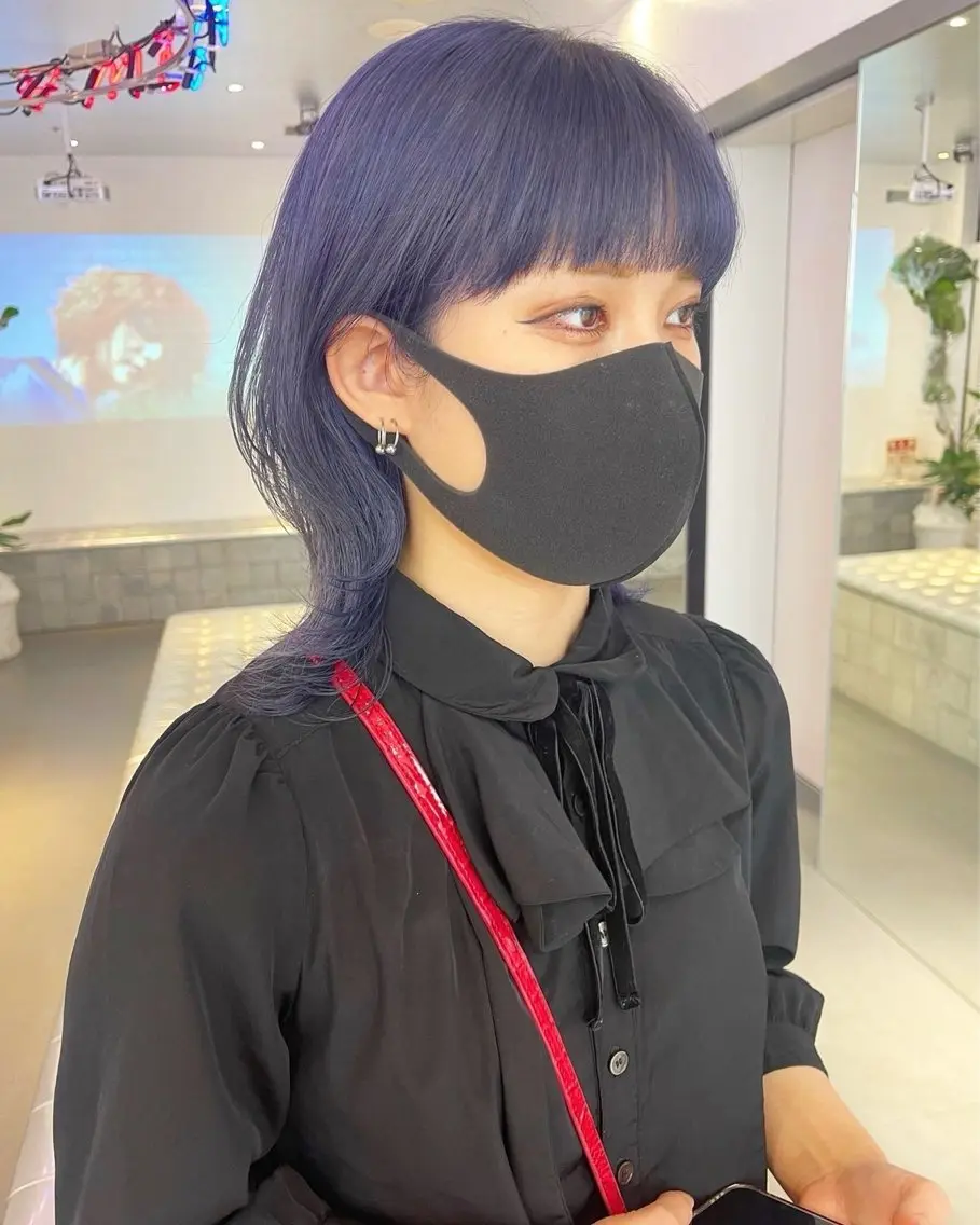 ミディアム カラー 透明感ダブルカラー ×レイヤー🌝ﾘｵのヘアスタイル