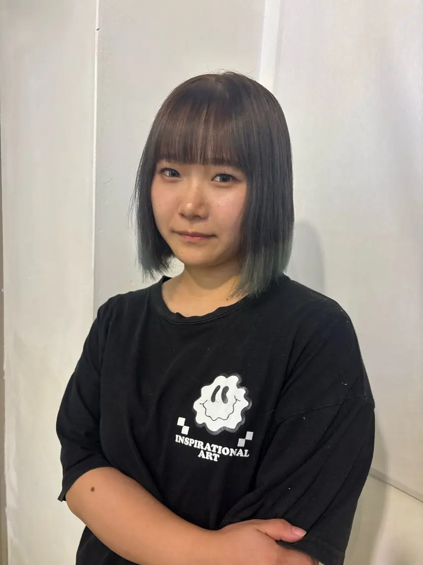 ショート ヘアカラー ness/rina /透明感カラーのヘアスタイル