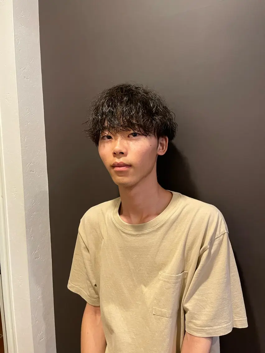 cut+perm+炭酸クイックスパ10分+ホームケア用coolシャンプー　新規限定30%offの写真