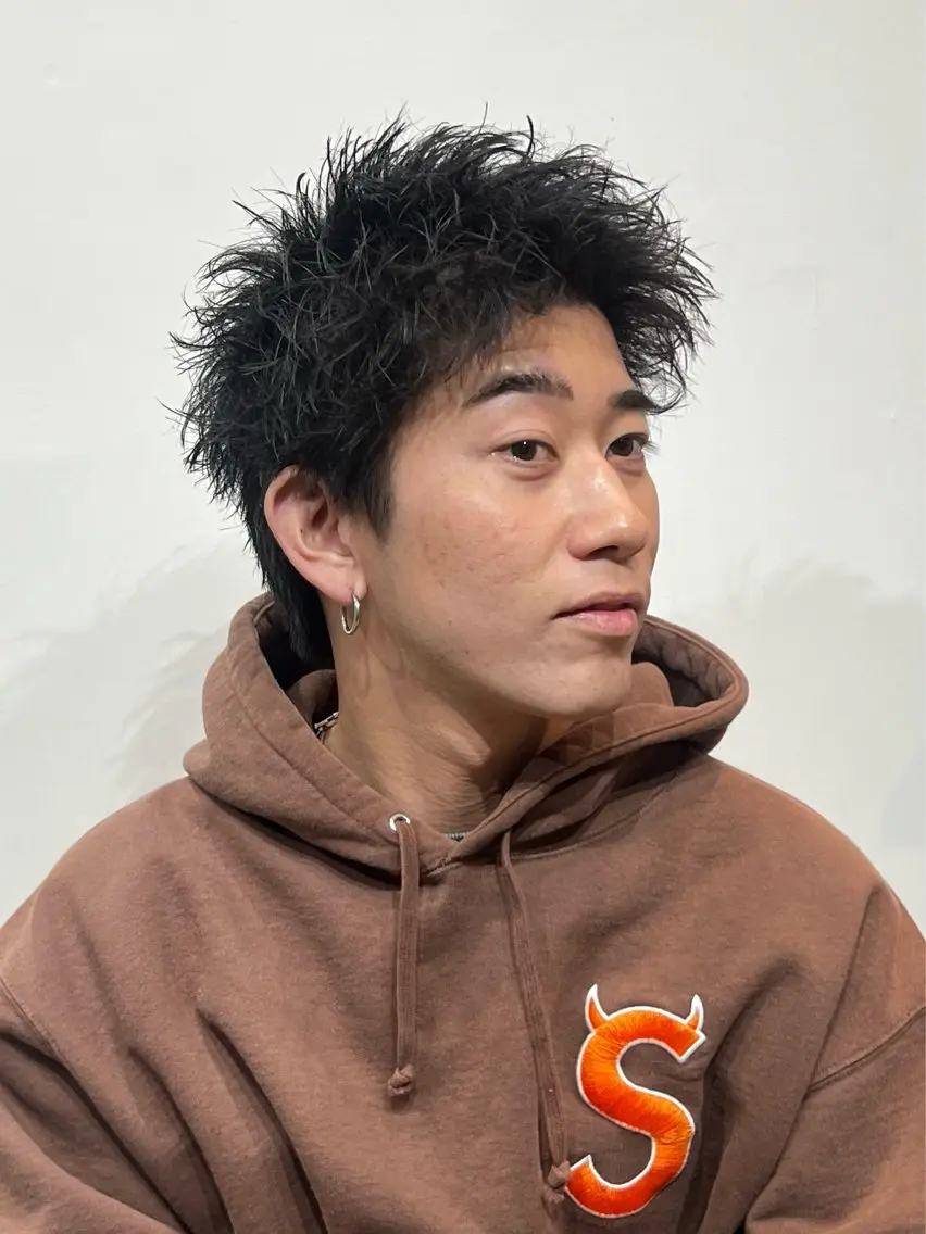 ショート ショートヘア カット パーマ メンズ特化パーマ &カラー🔥小倉大和のヘアスタイル