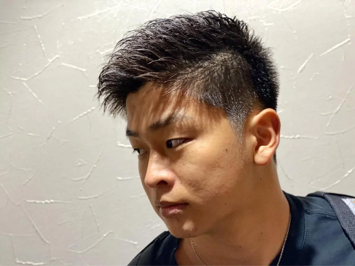 ショート メンズ 浅見 天翔のヘアスタイル