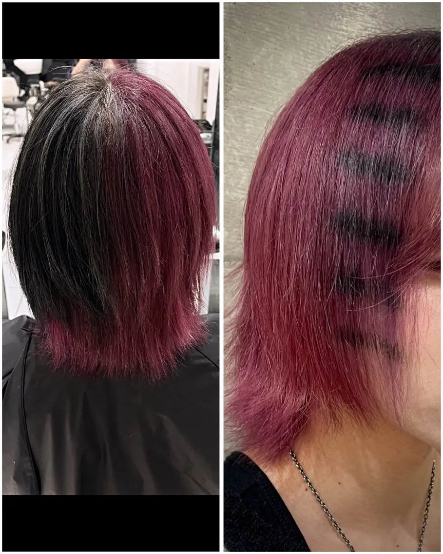 カラー メンズ メンズハイライト ハイライトカラー レッドカラー シルバー ヘアカラー 似合わせカット/ デザインカラー🦄のヘアスタイル