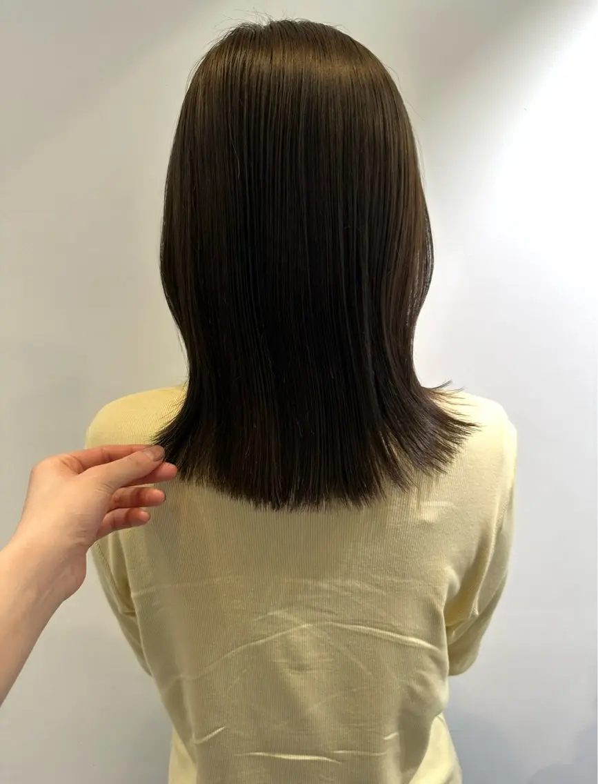 セミロング haru kaのヘアスタイル