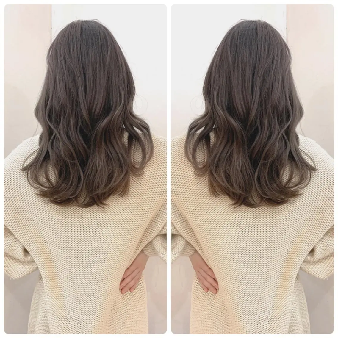 ミディアム カラー ヘアカラー トリートメント 京都大人女性ショート 徒歩1分/秋山のヘアスタイル