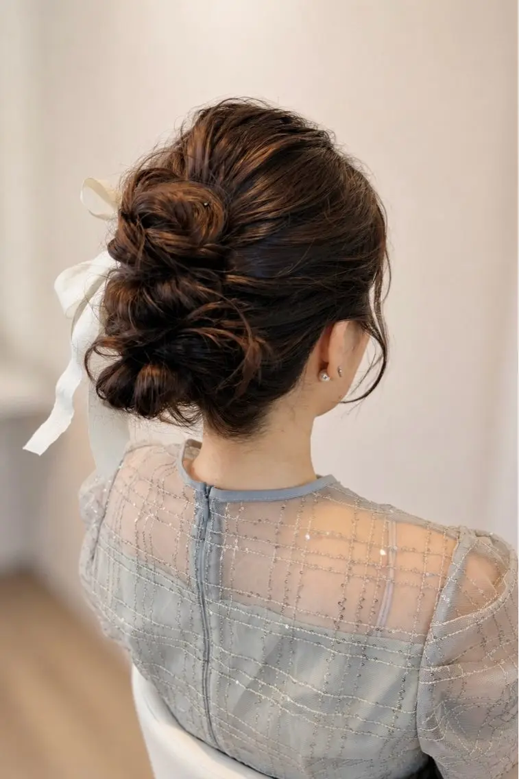 特別な日のヘアセット🥀【営業時間外も相談可】￥6.500​〜​お問い合わせ下さい！の写真