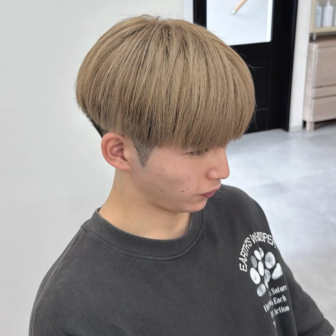 ショート カラー メンズ カット ヘアカラー トリートメント ryuto/ブリーチ /髪質改善カラーのヘアスタイル