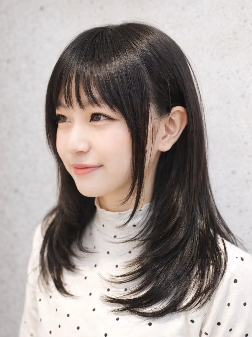 セミロング カラー レイヤーカット カット ヘアカラー 縮毛矯正 トリートメント terra✂️川嶋 大輔のヘアスタイル