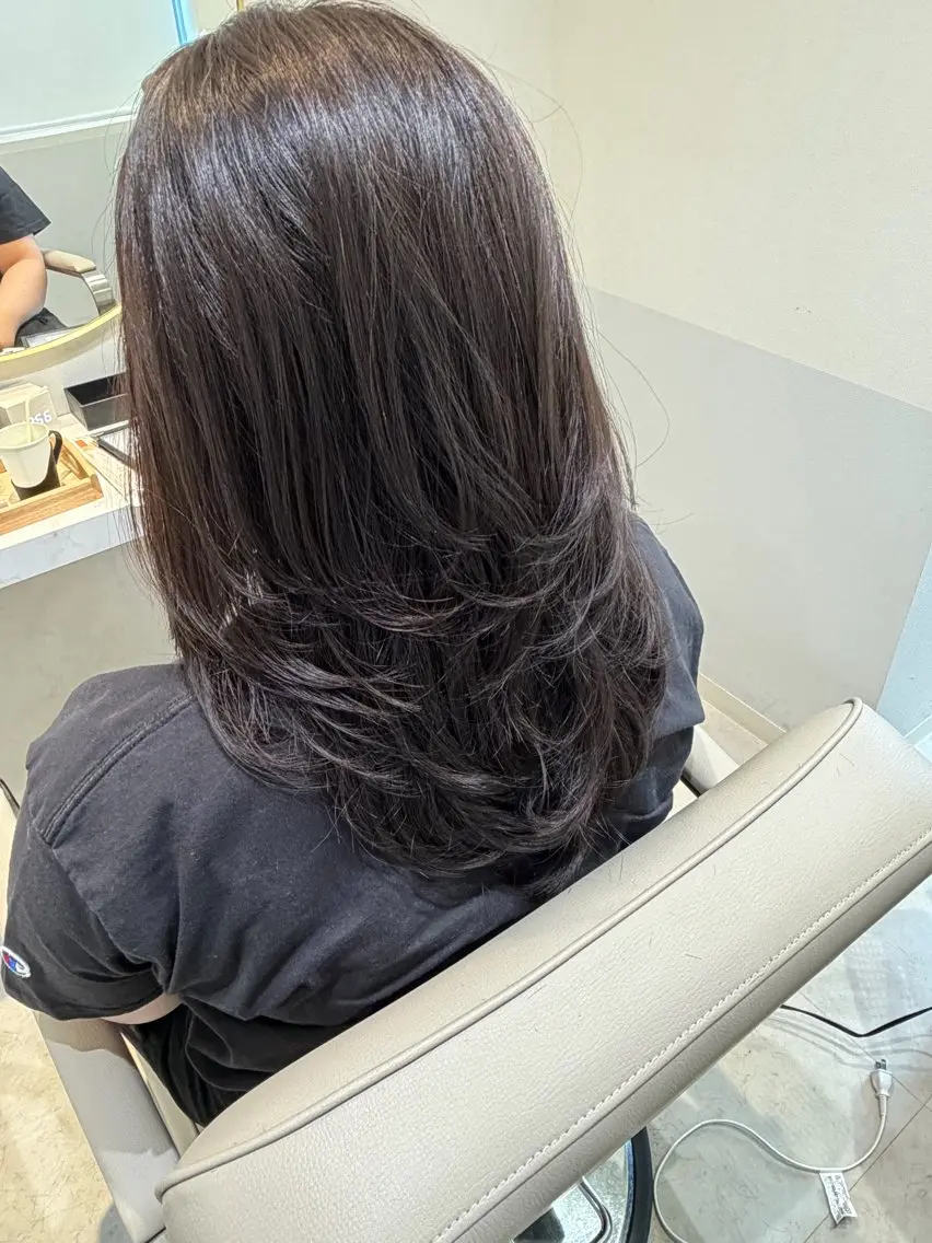 ミディアム レイヤーカット Eleanor枚方店 /梅木雄治のヘアスタイル