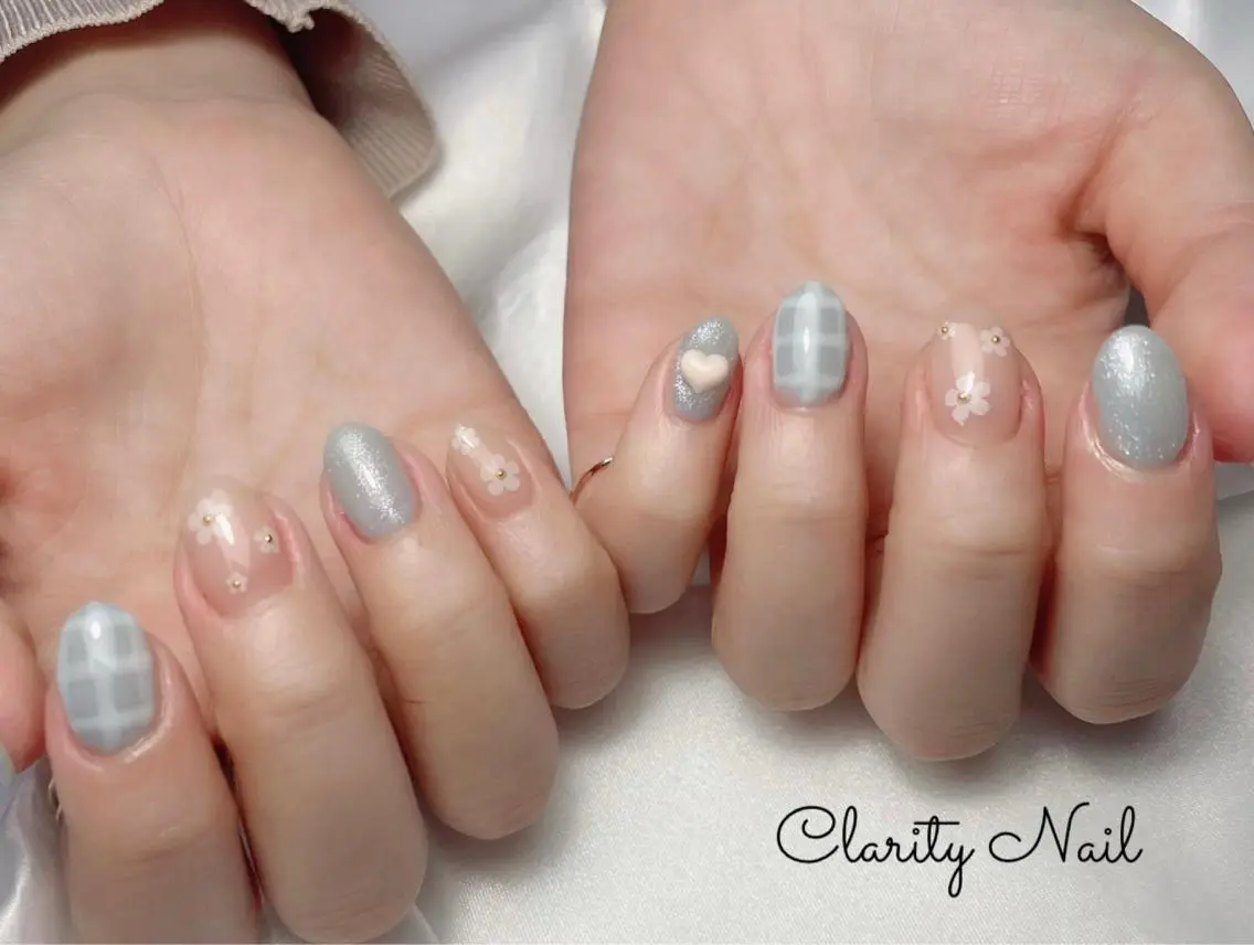 ネイル アートネイル 持ち込み ハンドネイル Clarity Nailのネイルデザイン