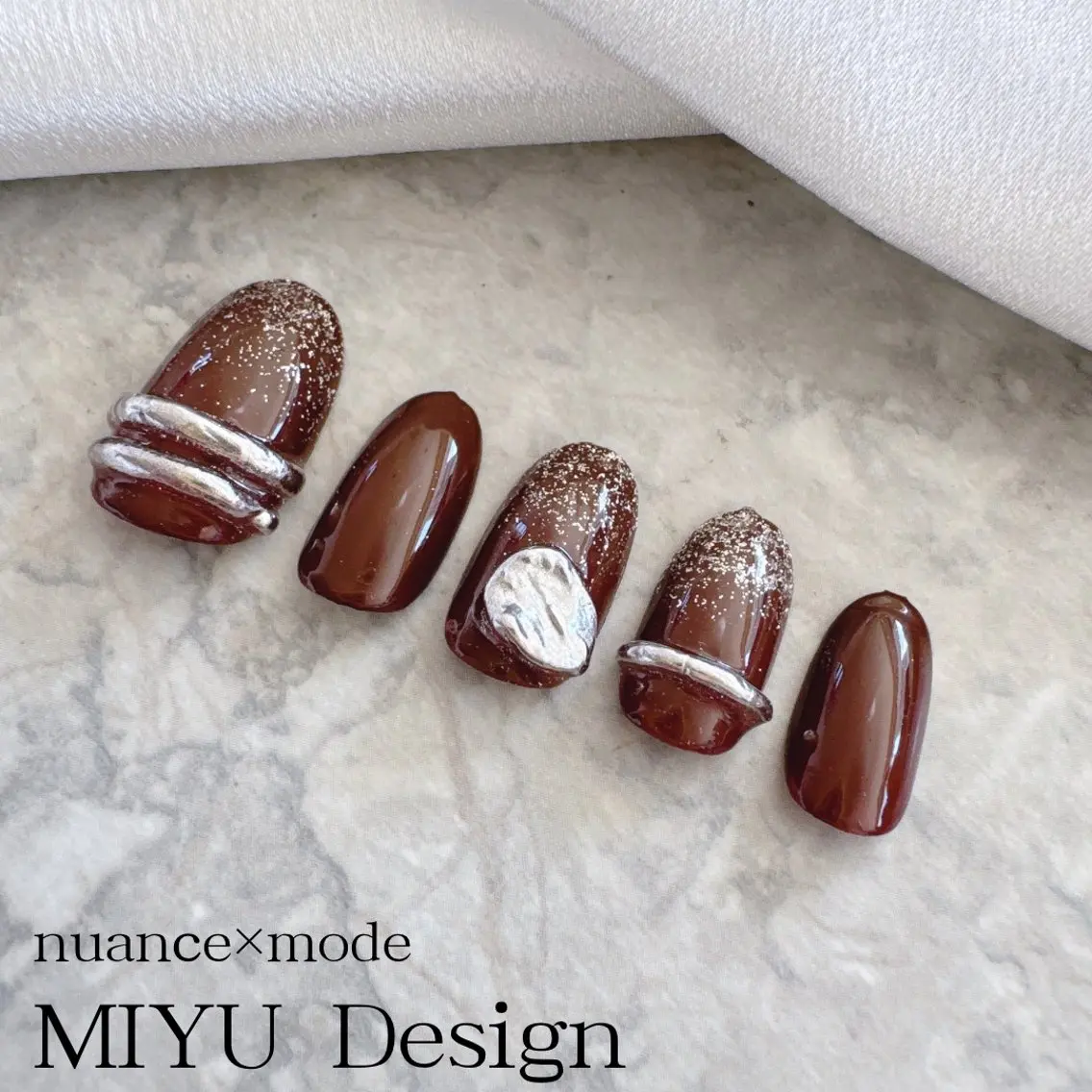 ネイル アートネイル MignonReve 🫧MIYUのネイルデザイン
