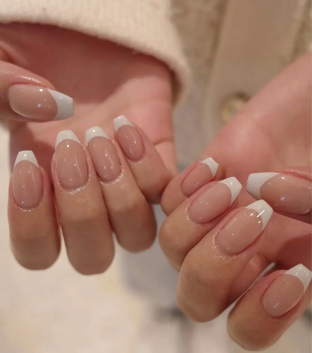 ネイル フレンチネイル natsuki 🌙のネイルデザイン