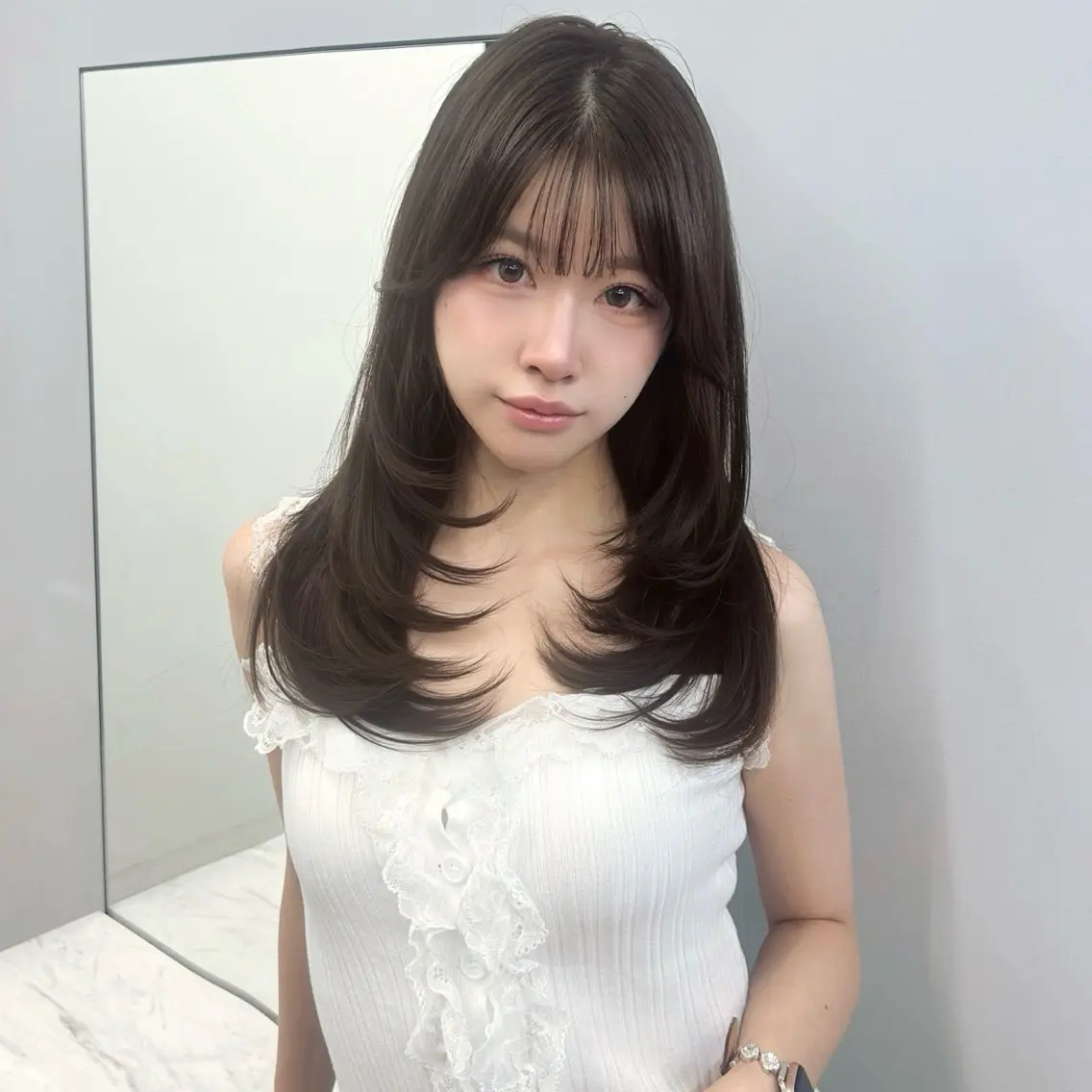人気NO.1★ 似合わせカットカラー+AujuaクイックTRの写真
