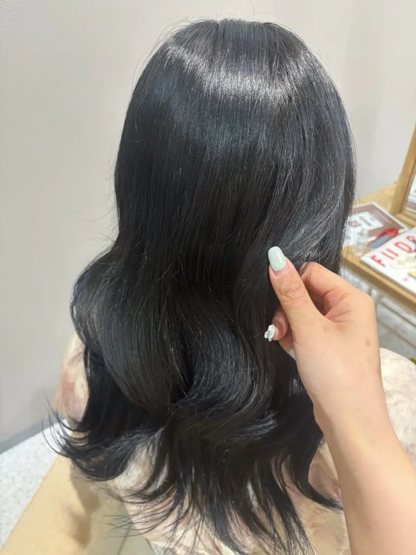 ロング ヘアカラー セト ナツミのヘアスタイル