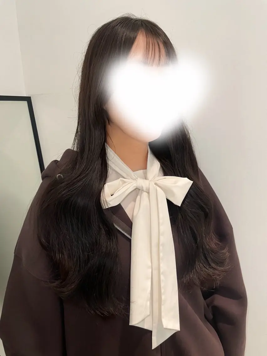 ロング 韓国風ヘア 縮毛矯正 カット パーマ トリートメント レイヤー/デジパ SAKIのヘアスタイル