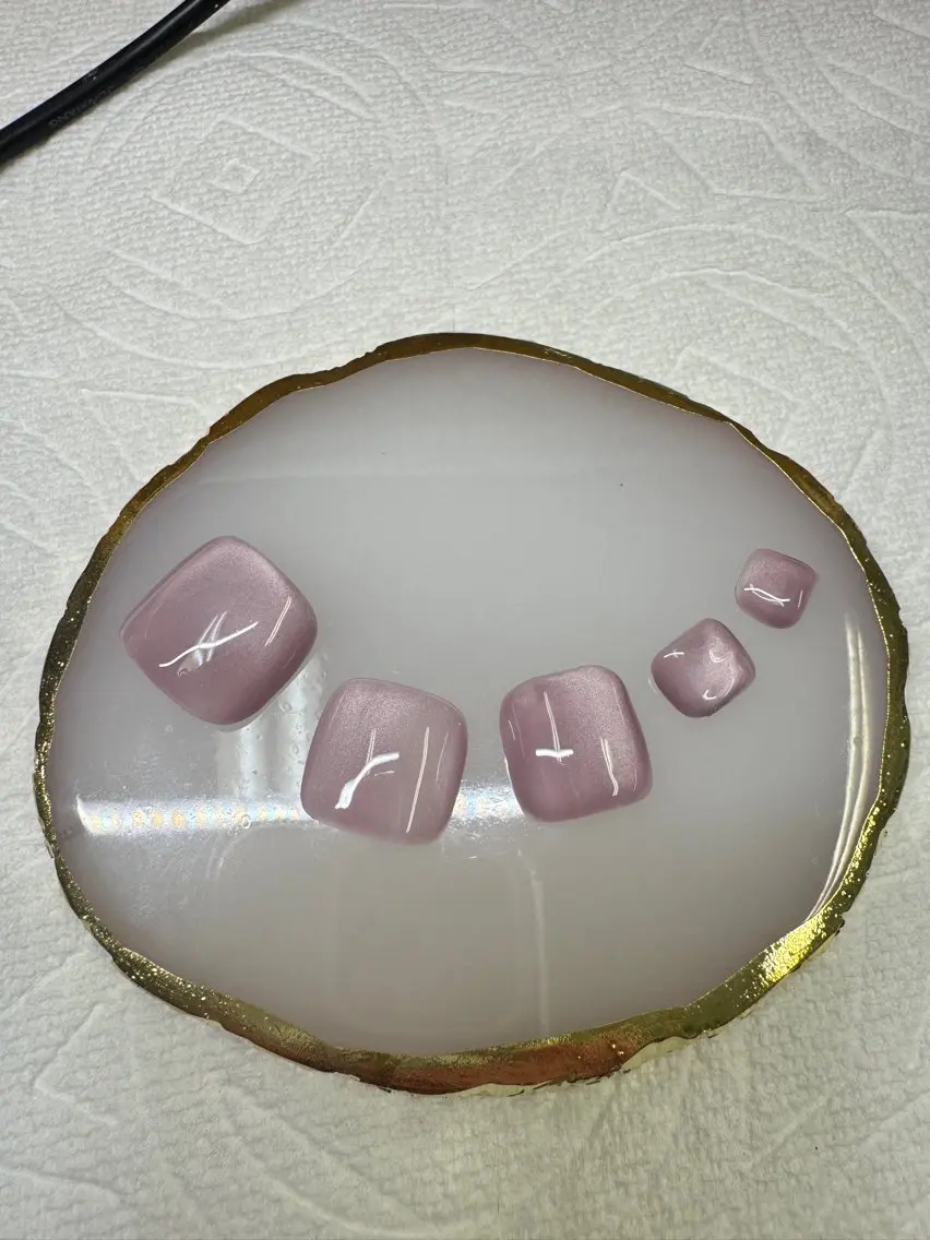 ネイル フレンチネイル ジェルネイル ガラスフレンチ グラデーション マグネットネイル Queeens nailのネイルデザイン