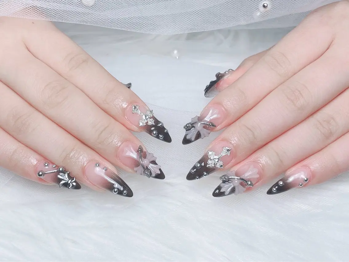 ネイル 長さ出し ジェルネイル 韓国ネイル 持ち込み ワンホンネイル ハンドネイル Sora nail 長さ出し専門店のネイルデザイン