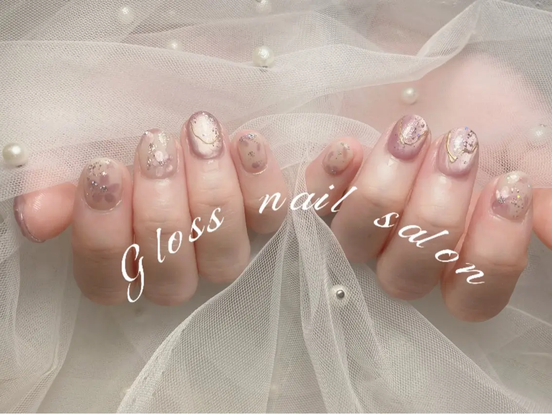 ネイル Yuna✨ Gloss nailのネイルデザイン