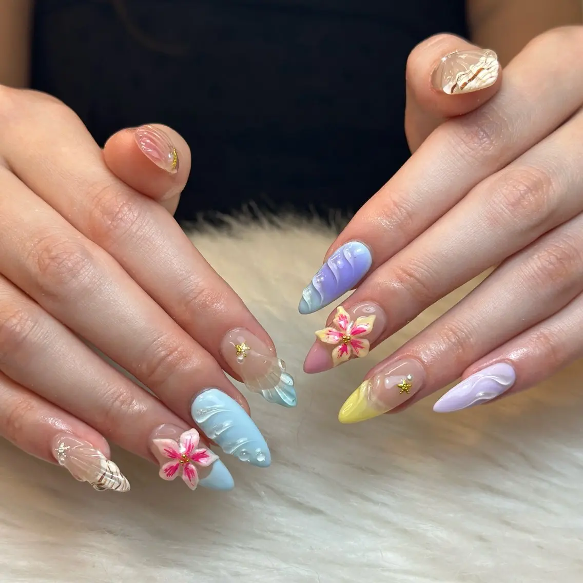 ネイル アートネイル ジェルネイル マグネットネイル ハンドネイル JennNail_ マオのネイルデザイン
