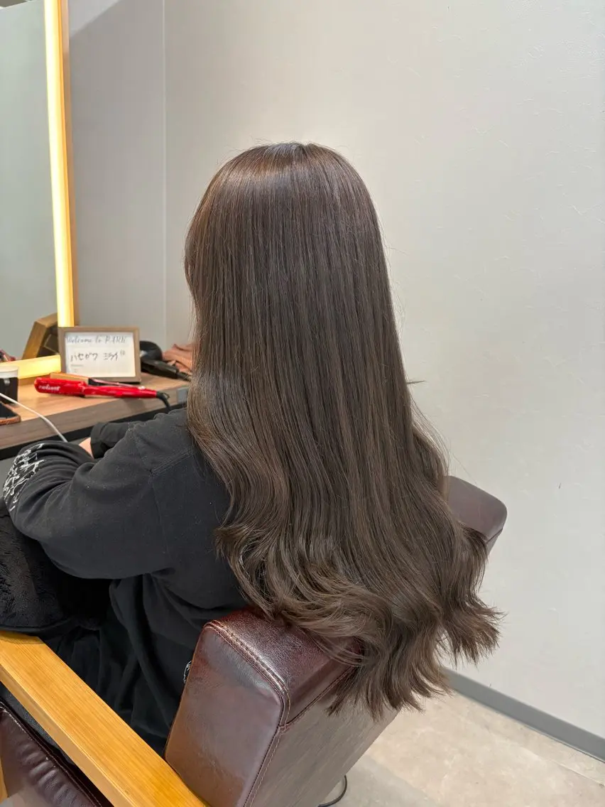 ロング 髪質改善 ヘアカラー 🌺艶ハイトーン/深 みカラー/Noa🌺のヘアスタイル