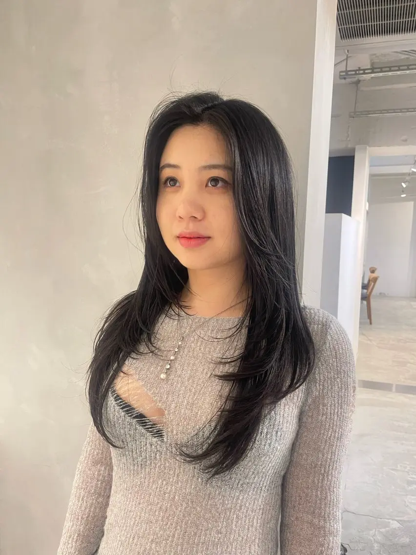 ロング カラー ヘアアレンジ カット トリートメント 🎀レイヤー 透明感 カラーyuuri🎀のヘアスタイル