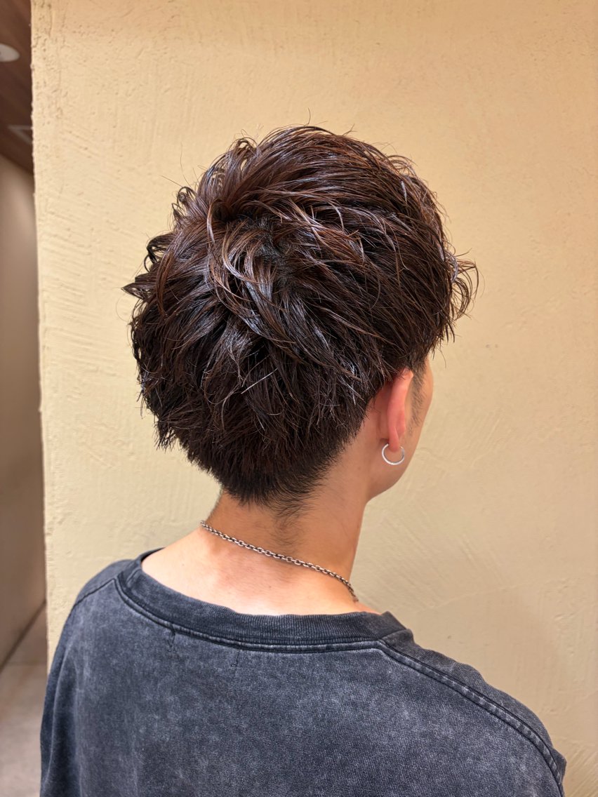 パーマ メンズ 土井 美奈代のヘアスタイル