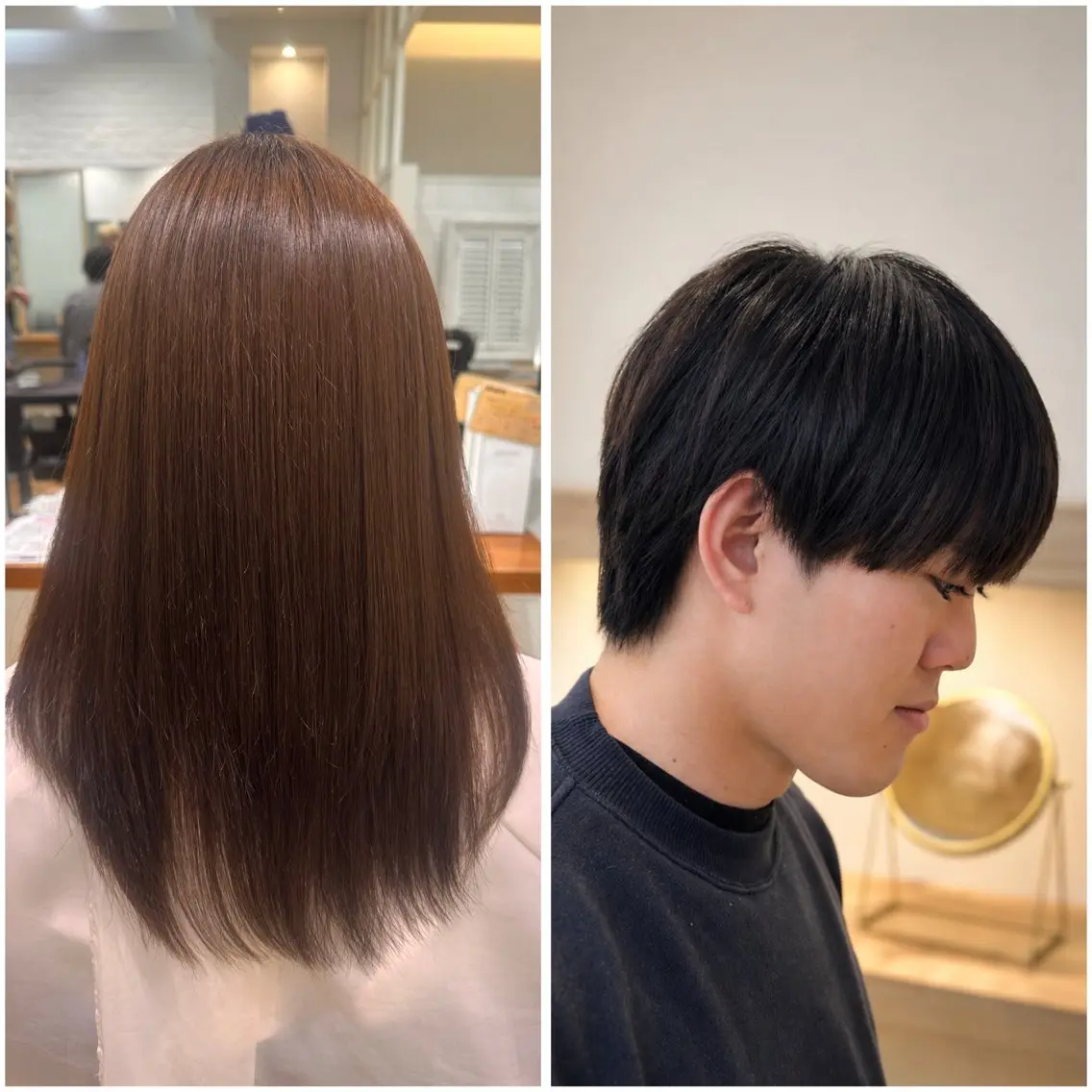 縮毛矯正 韓国hair🇰🇷 さやとのヘアスタイル