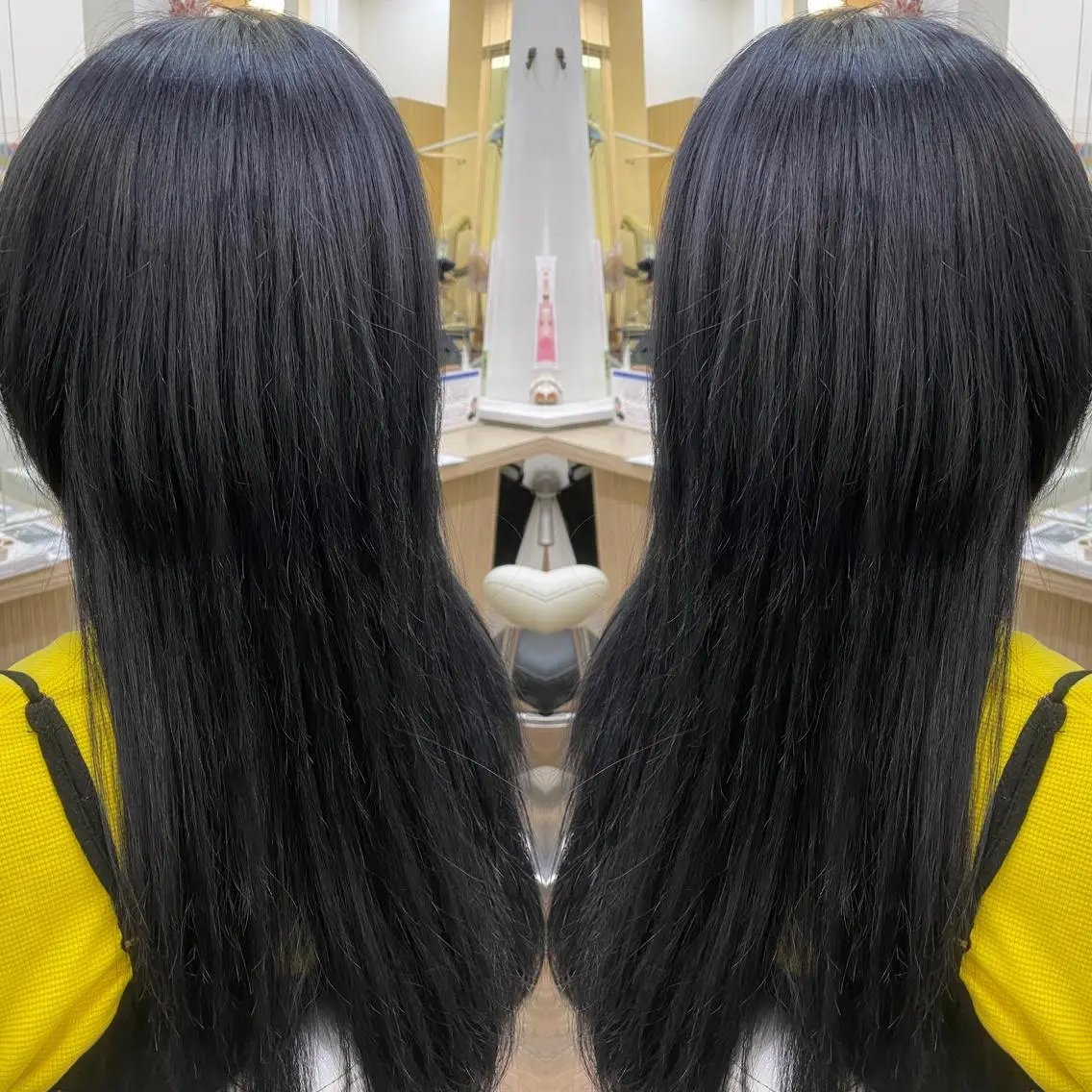 ロング 伊藤 詩織のヘアスタイル