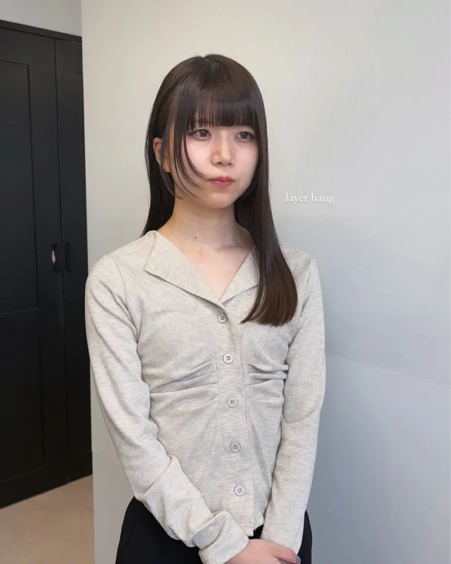 セミロング カラー カット ヘアカラー マンツーマン半個室 tamuraのヘアスタイル