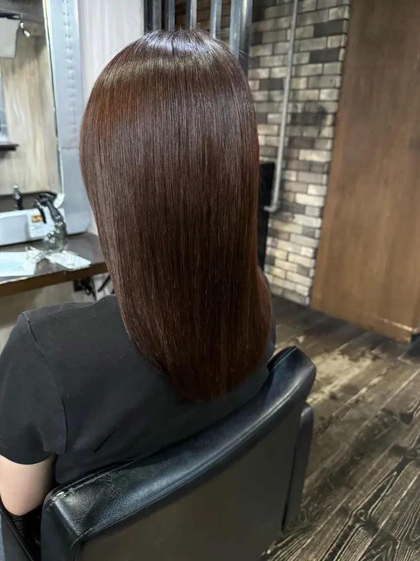 セミロング レイヤーカット 似合わせカット M.Fe's はるな 🖤メンズカット募集のヘアスタイル