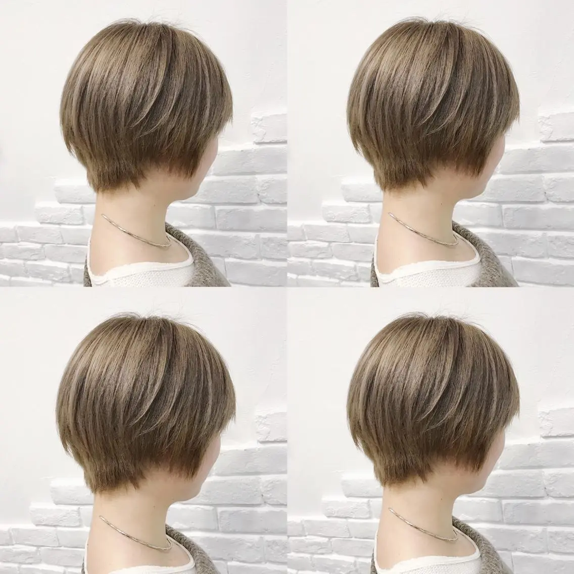 ショート カラー ヘアアレンジ カット ヘアカラー トリートメント TAKUMAブリーチ /切りっぱなし🪽のヘアスタイル