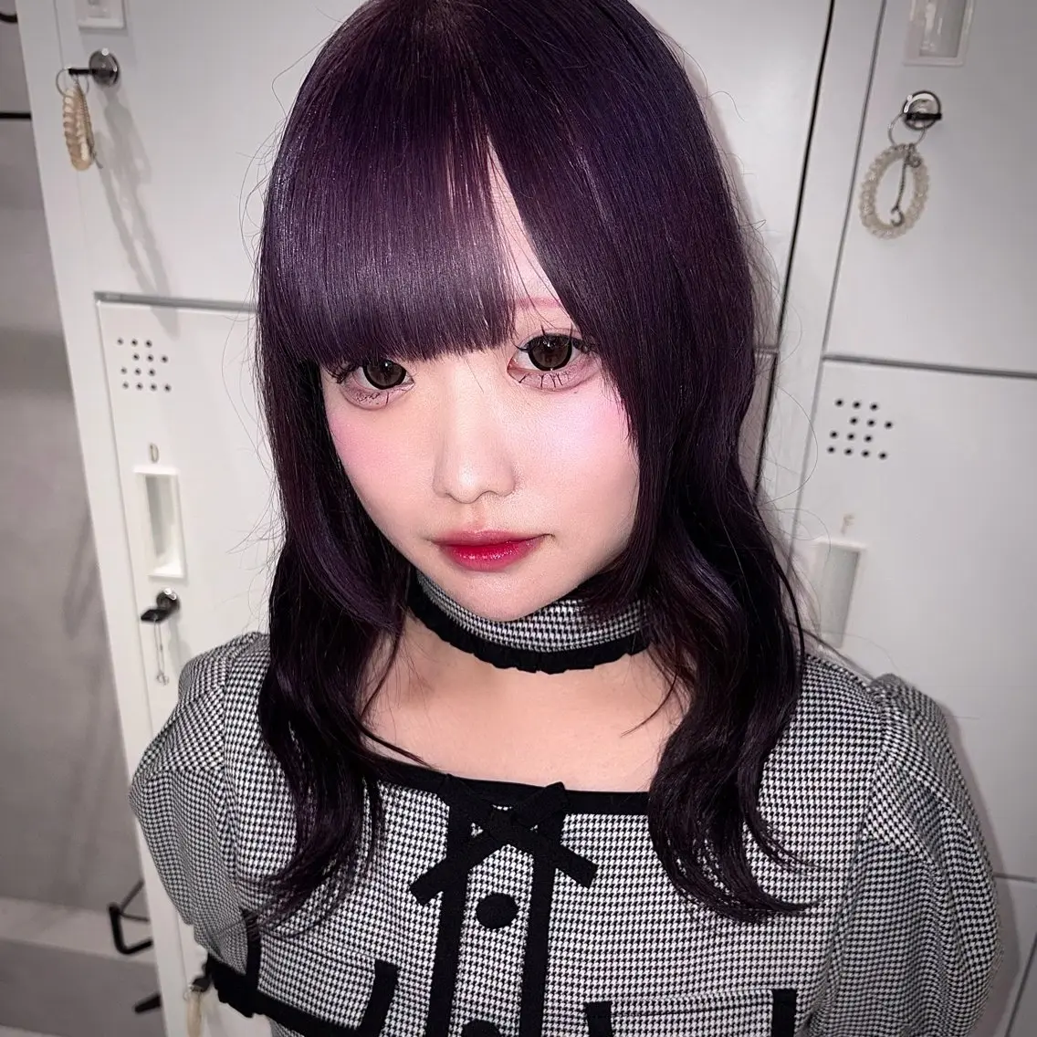 ミディアム ヘアカラー 大阪/デザインカラー / 寒色カラー/ノナのヘアスタイル