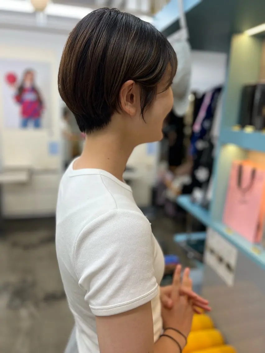 ショート カット chamo 褒められショートのヘアスタイル