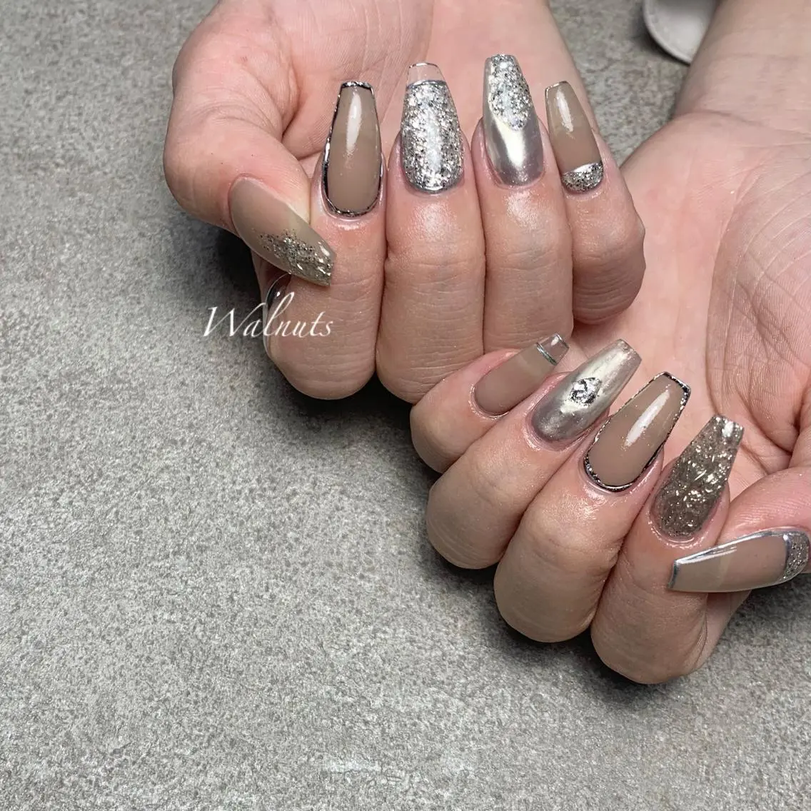 ネイル クリアネイル フレンチネイル Nail salon esterellaのネイルデザイン